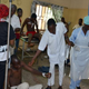 Medical staff help a man who is being treated in a hospital after being injured in a bomb blast carried out by a young, female suicide bomber who detonated her explosives at a bus station in Maiduguri in northeast Nigeria June 22, 2015. The attack was blamed on Boko Haram.
STRINGER/AFP/Getty Images